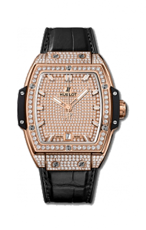 Hublot Spirit of Big Bang King Gold Full Pavé 39 mm 665.OX.9010.LR.1604