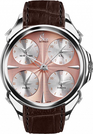 Jacob & Co. Watches Gents Collection Palatial Five Time Zone PZ500.11.NS.NP.A Jacob & Co. Watches Gents Collection Palatial Five Time Zone PZ500.11.NS.NP.A