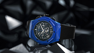 Aerofusion Chronograph Orlinski Blue Ceramic 45 mm 04