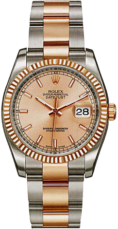 Rolex Datejust 36,39,41 mm 36 mm Steel and Everose Gold 116231 Pink Rolex Datejust 36,39,41 mm 36 mm Steel and Everose Gold 116231 Pink