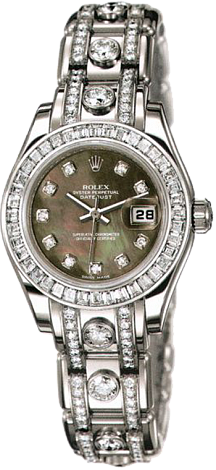 Rolex Datejust Special Edition Lady Pearlmaster 29 mm White Gold 80309 BRIL Black MOP D Rolex Datejust Special Edition Lady Pearlmaster 29 mm White Gold 80309 BRIL Black MOP D