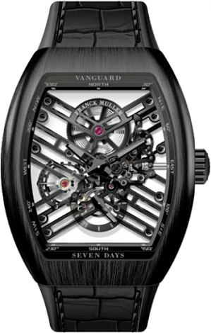 Franck Muller Vanguard Skeleton Titanium V 45 S6 SQT BL Ti