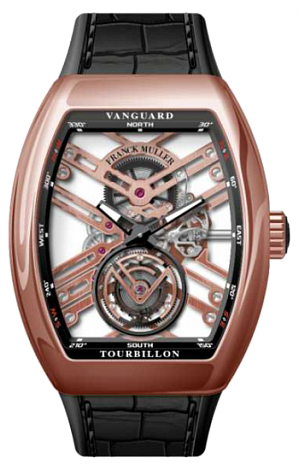 Franck Muller Vanguard Tourbillon Skeleton V 45 T SQT RG