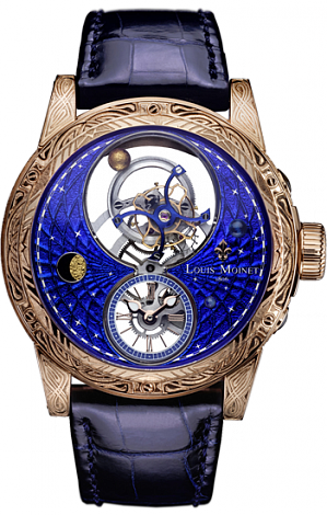 Louis Moinet Limited editions 46 mm Space Mystery Rose gold Engraved Louis Moinet Limited editions 46 mm Space Mystery Rose gold Engraved