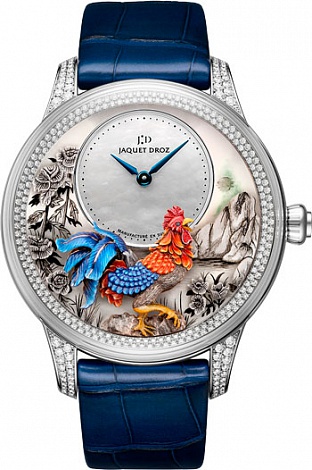 Jaquet Droz Les Ateliers d`Art Petite Heure Minute Relief Rooster J005024282 Jaquet Droz Les Ateliers d`Art Petite Heure Minute Relief Rooster J005024282