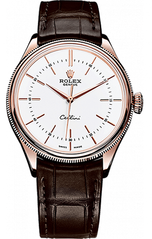 Rolex Cellini Time 39 mm 18 ct Everose Gold 50505-0020 Rolex Cellini Time 39 mm 18 ct Everose Gold 50505-0020
