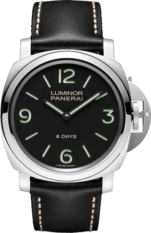 PANERAI LUMINOR BASE 8 DAYS ACCIAIO PAM00560 PANERAI LUMINOR BASE 8 DAYS ACCIAIO PAM00560