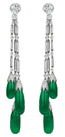 Jacob & Co. Jewelry High Jewelry Emerald Drop Earrings 91224376