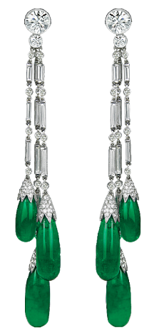 Jacob & Co. Jewelry High Jewelry Emerald Drop Earrings 91224376 Jacob & Co. Jewelry High Jewelry Emerald Drop Earrings 91224376