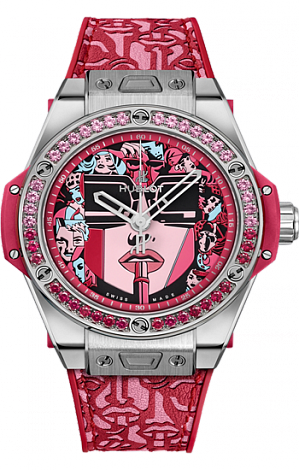 Hublot Big Bang One Click 39 MM Marc Ferrero Steel Red 39 mm 465.SX.1130.VR.1213.LIP19