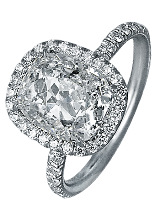 Jacob & Co. Jewelry Bridal Cushion-Cut Diamond Engagement Ring 90814021