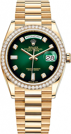 Rolex Day-Date 36mm Yellow Gold 128348rbr-0035