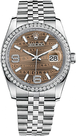 Rolex Datejust 36,39,41 mm 36mm Steel and White Gold 116244 BJ