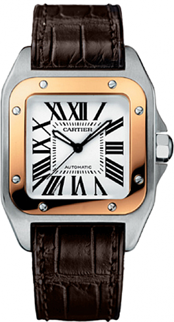 Cartier Santos de Cartier 100 Medium W20107X7 Cartier Santos de Cartier 100 Medium W20107X7