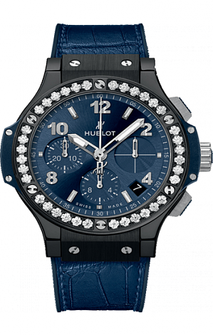 Hublot Big Bang 41 MM Ceramic Blue Diamonds 341.CM.7170.LR.1204