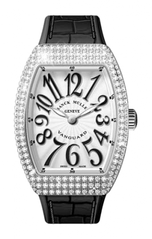 Franck Muller Vanguard Lady Steel Daimonds 38 mm V 29 SCAT FO D