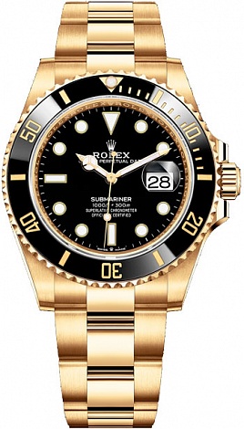 Rolex Submariner 41mm Yellow Gold Ceramic 126618ln-0002