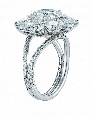 Flower Diamond Solitaire 01