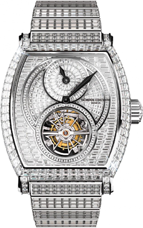 Vacheron Constantin Архив Vacheron Constantin Tonneau Regulator Tourbillon High Jewellery 30682/S21G-9477