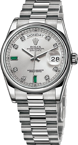 Rolex Архив Rolex 36mm Platinum 118206