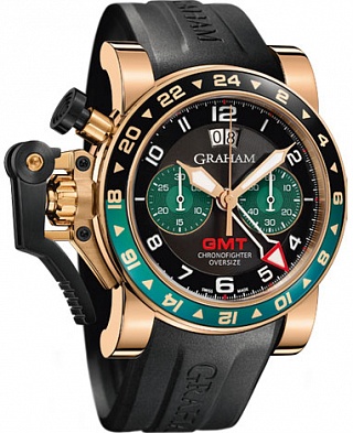 Graham Chronofighter Oversize GMT Black BRG Gold 2OVGR.B16A.K10B Graham Chronofighter Oversize GMT Black BRG Gold 2OVGR.B16A.K10B