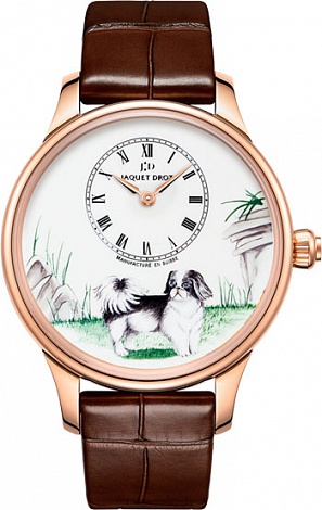 Jaquet Droz Les Ateliers d`Art Petite Heure Minute Dog J005013219 Jaquet Droz Les Ateliers d`Art Petite Heure Minute Dog J005013219