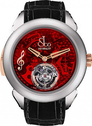 Jacob & Co. Watches Grand Complication Masterpieces PALATIAL FLYING TOURBILLON MINUTE REPEATER PT500.24.NS.OR.A