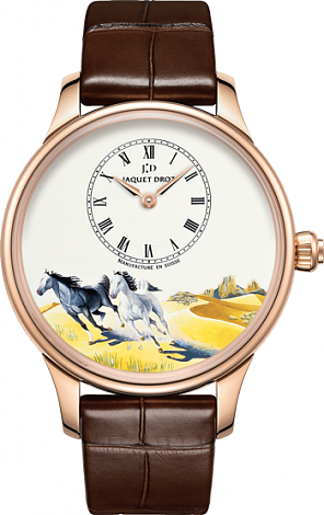 Jaquet Droz Les Ateliers d`Art PETITE HEURE MINUTE HORSES J005013204 Jaquet Droz Les Ateliers d`Art PETITE HEURE MINUTE HORSES J005013204