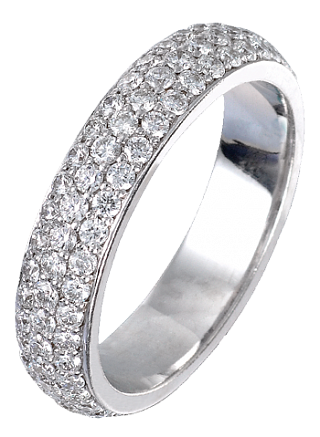 Jacob & Co. Jewelry Men's Rings Melange white gold wedding band Rings 90500914