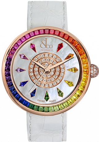 Jacob & Co. Watches Ladies Collection BRILLIANT RAINBOW ROSE GOLD BA537.40.GR.KW.A