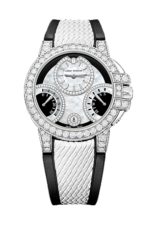 Harry Winston Ocean Collection Biretrograde Black & White Automatic 36mm OCEABI36WW058