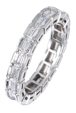 Jacob & Co. Jewelry Bridal Baguette-Cut Eternity Band 90402000