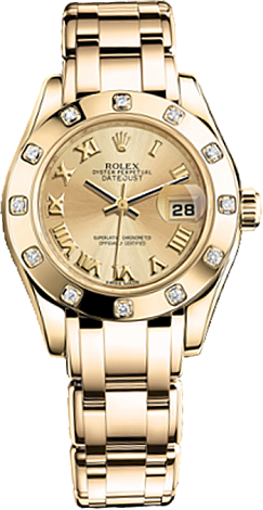 Rolex Datejust Special Edition Lady Pearlmaster 29 mm Yellow Gold 80318-0060 Rolex Datejust Special Edition Lady Pearlmaster 29 mm Yellow Gold 80318-0060