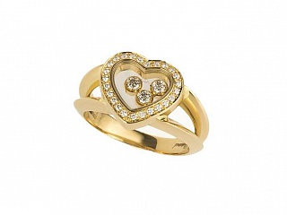 Chopard Jewelry Jewelry Happy Diamonds Heart Ring 82/4502