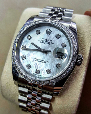 Datejust 36mm Steel and White Gold  01