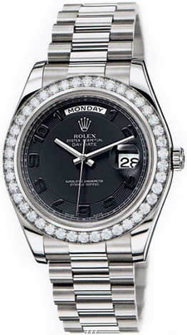 Rolex Архив Rolex 41mm White Gold 218349 Black