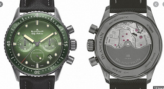 Bathyscaphe Chronograph Flyback Green Dial 02