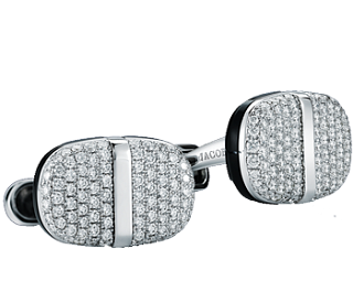 Jacob & Co. Jewelry Men's Cufflinks Diamond Flip Cufflinks 91123061