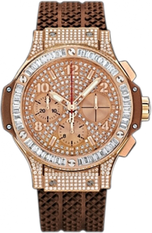 Hublot Big Bang 41 MM Red Gold Cappuccino Diamonds 341.PC.9114.RX.094