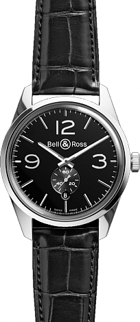Bell & Ross Vintage Officer BR 123 Officer Black Bell & Ross Vintage Officer BR 123 Officer Black