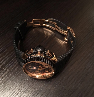 EVOS 8 Titanium Carbon Fiber Red Gold 03