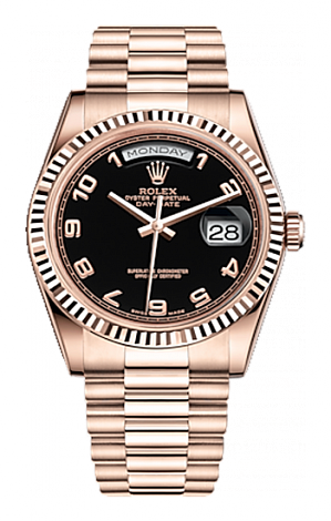 Rolex Day-Date 36 mm Everose Gold 118235f-0018 Rolex Day-Date 36 mm Everose Gold 118235f-0018