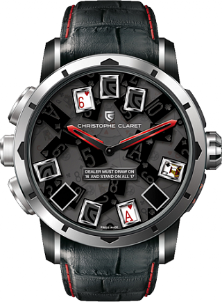 Christophe Claret 21 BLACKJACK BLACKJACK Titan Black PVD 1/2 MTR.BLJ08.251-271 CARDS Christophe Claret 21 BLACKJACK BLACKJACK Titan Black PVD 1/2 MTR.BLJ08.251-271 CARDS