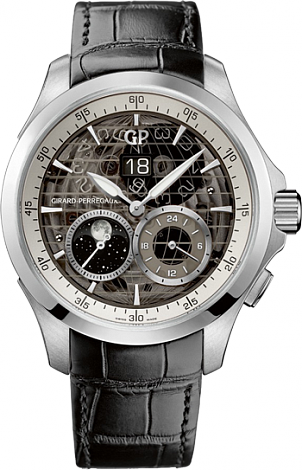 Girard-Perregaux Traveller Moon Phases Large Date & GMT 49655-11-231-BB6A