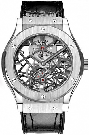 Hublot Архив Hublot Skeleton Tourbillon Titanium 505.NX.0170.LR