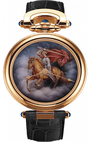 Bovet Miniature Painting by Ilgiz F. 43 mm «Rider of the Apocalypse» AF43590-PU-P Bovet Miniature Painting by Ilgiz F. 43 mm «Rider of the Apocalypse» AF43590-PU-P