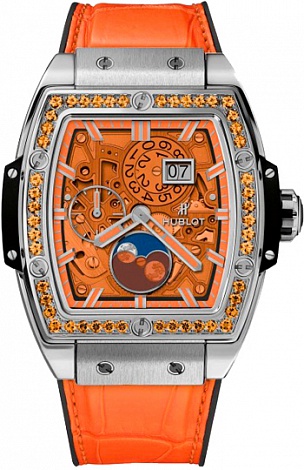 Hublot Spirit of Big Bang Moonphase Orange 647.NX.5371.LR.1206 Hublot Spirit of Big Bang Moonphase Orange 647.NX.5371.LR.1206