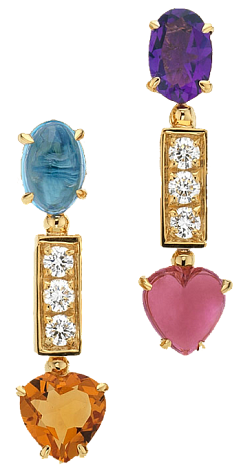 Bvlgari Jewelry ALLEGRA ALLEGRA short pendant earrings OR852143