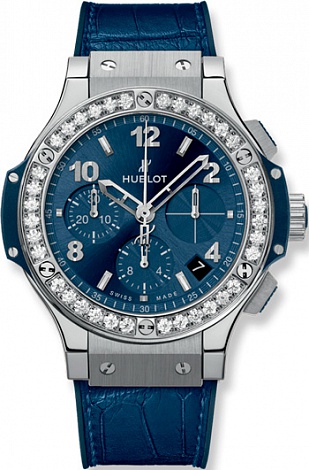 Hublot Big Bang 41 MM Steel Blue Diamonds 341.SX.7170.LR.1204