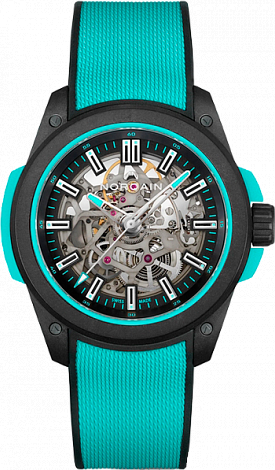 NORQAIN Independence Wild ONE Skeleton 42mm Turquoise NNQ3000QBQ1AS/B007 NORQAIN Independence Wild ONE Skeleton 42mm Turquoise NNQ3000QBQ1AS/B007